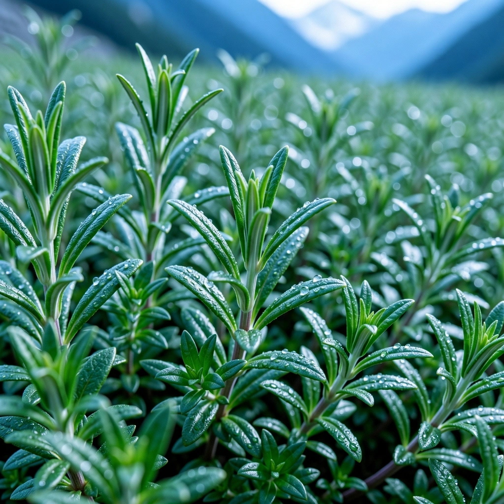 Frische Bergkräuter